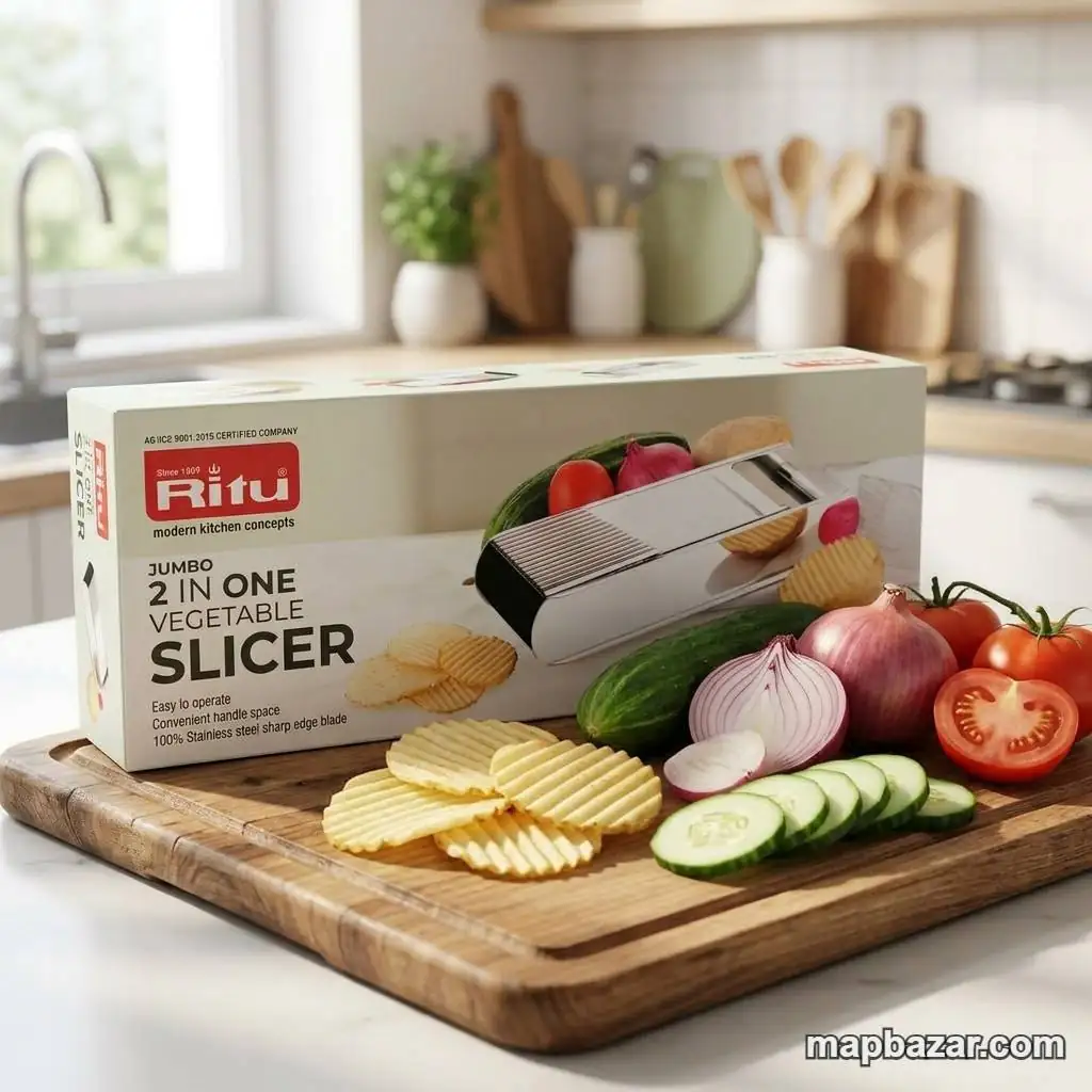 Jumbo 2-in-1 Stainless Steel Vegetable Slicer