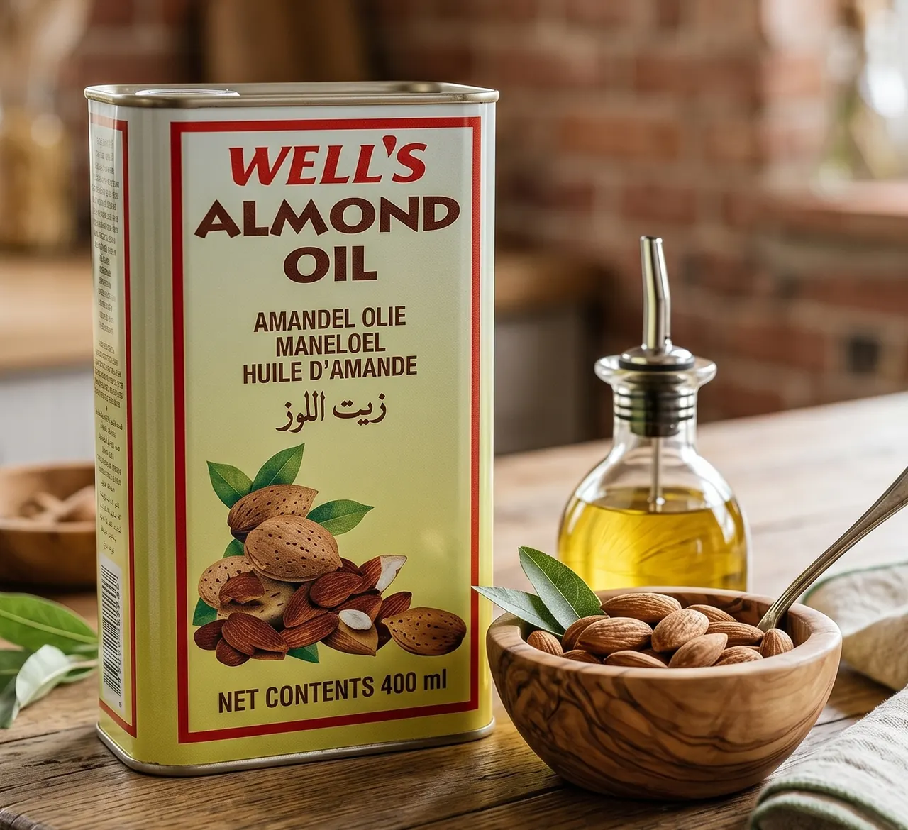 WELL'S Almond Oil - Pure Goodness 400 ml