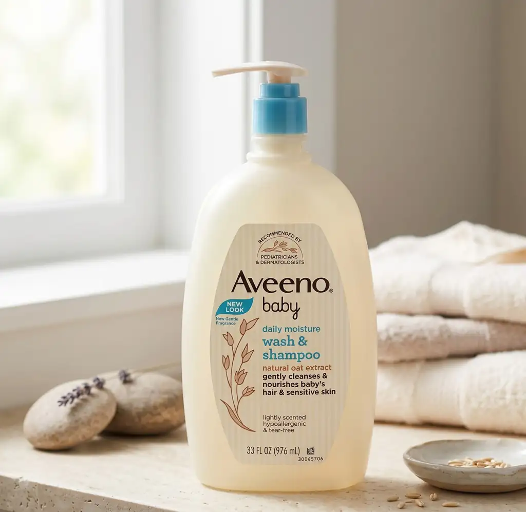Aveeno baby Daily Moisture Wash & Shampoo 976ml