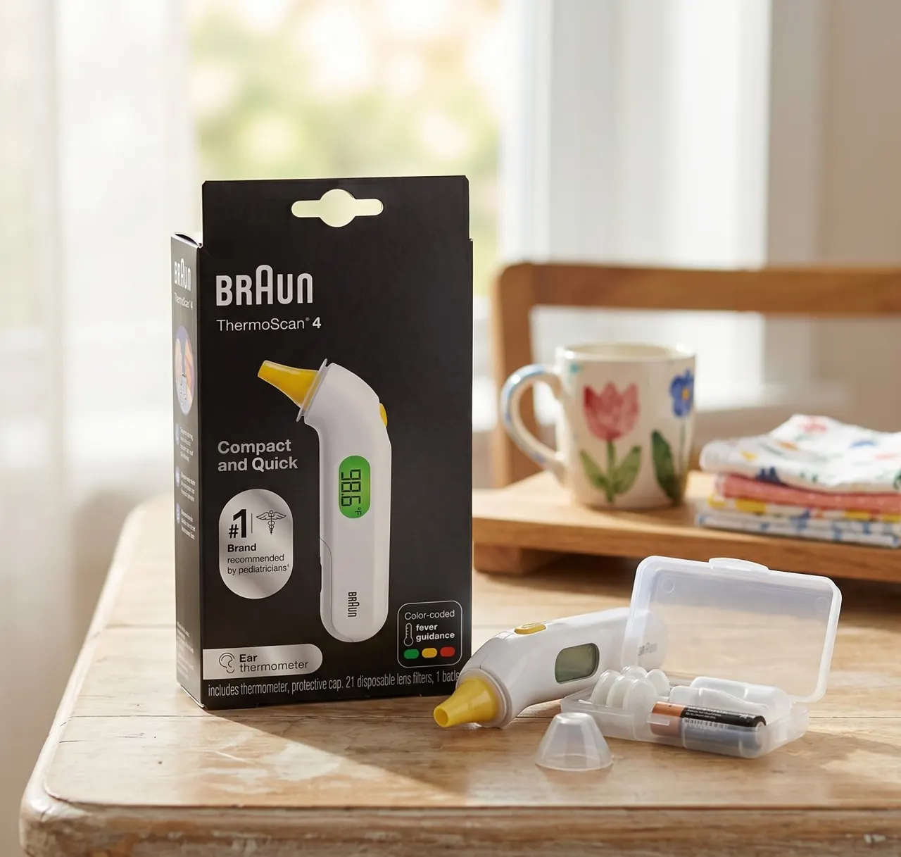 Braun ThermoScan 4 Compact & Quick Ear Thermometer