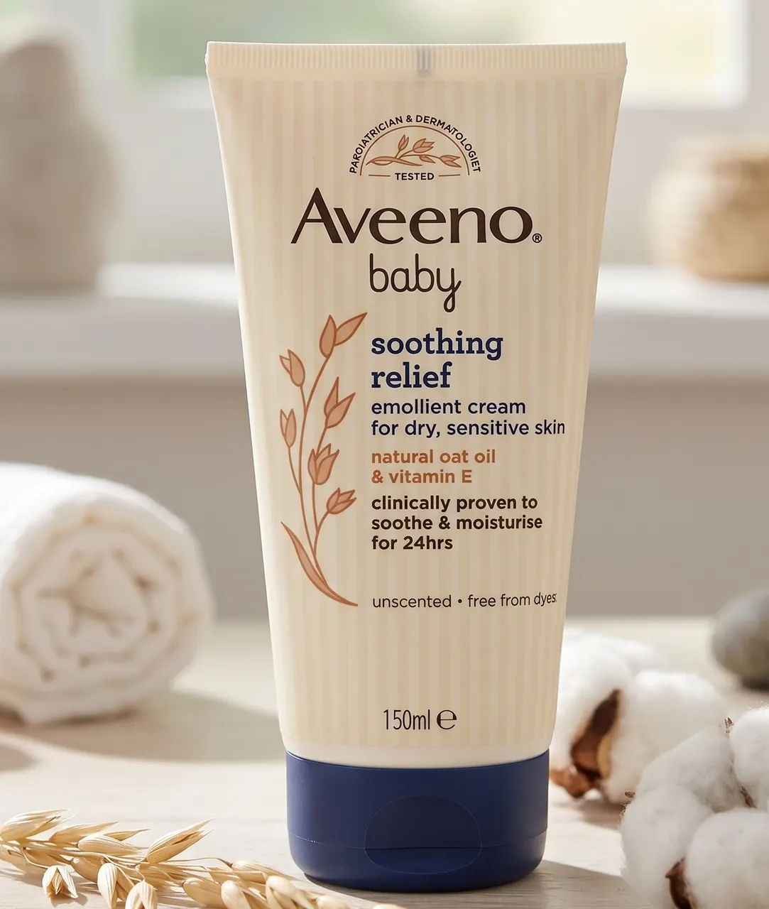 Aveeno Baby Soothing Relief Emollient Cream 150ml